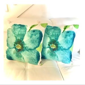 THRO by Marlo Lorenz Floral Watercolor Pillows